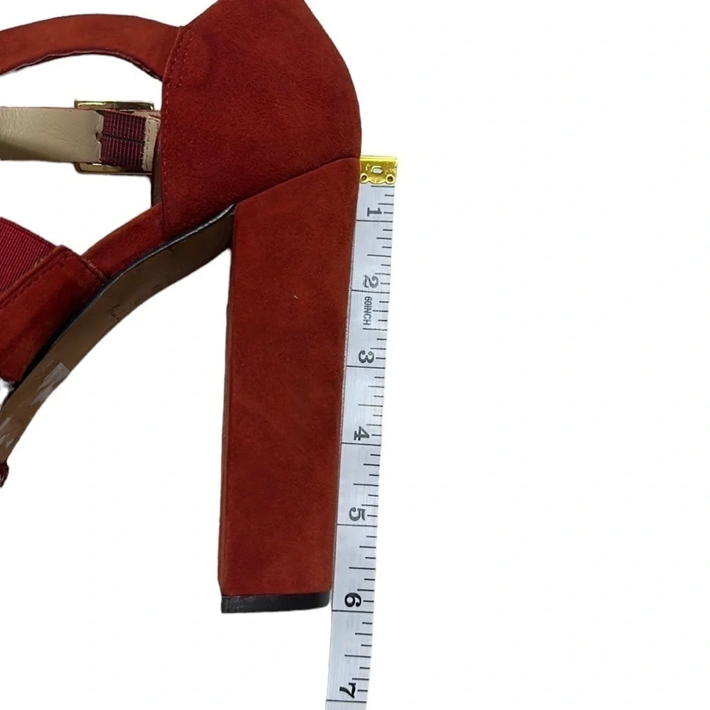 ELIZABETH & JAMES burnt orange sandales, size 9.5